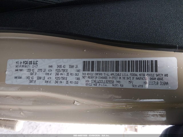 2018 JEEP WRANGLER JK UNLIMITED 1C4BJWDG3JL829550 Photo 8