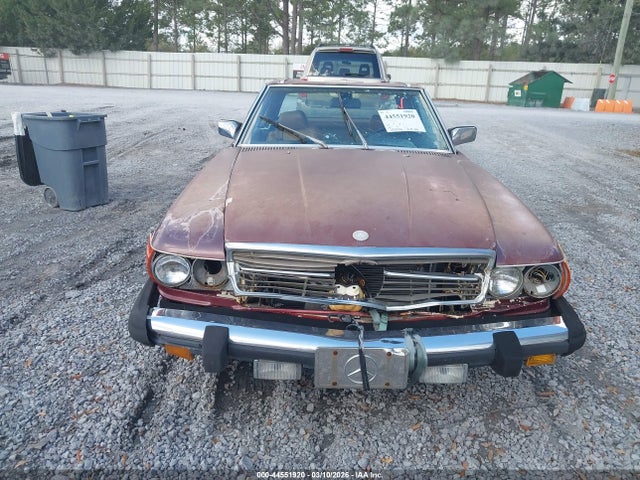 1986 Mercedes-benz 560 Sl მანქანა იყიდება აუქციონზე, vin: WDBBA48D5GA037990, აუქციონის ნომერი: 44551920