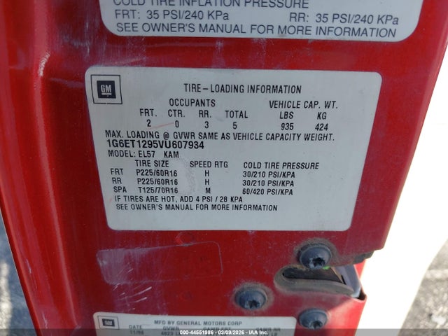 1997 CADILLAC ELDORADO 1G6ET1295VU607934 Photo 8