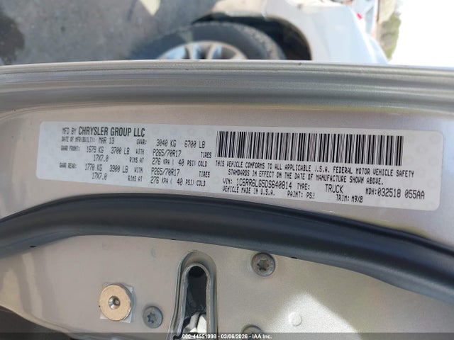 44551998 :رقم المزاد ، 1C6RR6LG5DS640814 vin ، 2013 Ram 1500 Slt مزاد بيع