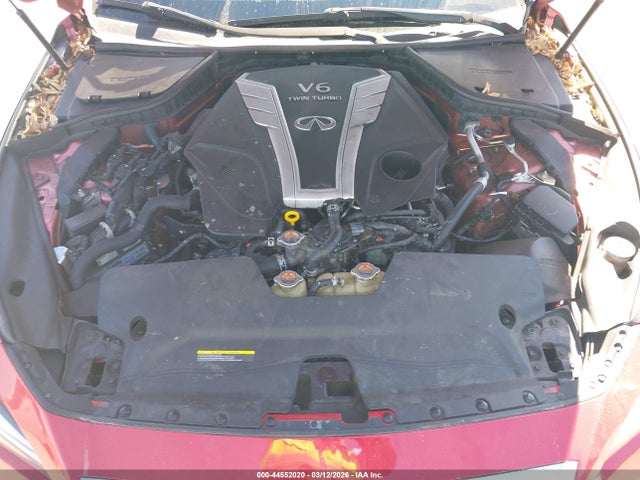 44552020 :رقم المزاد ، JN1FV7AR2JM481593 vin ، 2018 Infiniti Q50 3.0t Red Sport 400 مزاد بيع
