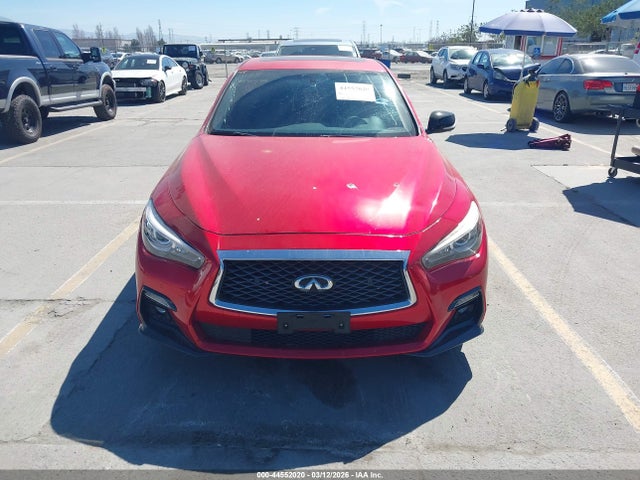 44552020 :رقم المزاد ، JN1FV7AR2JM481593 vin ، 2018 Infiniti Q50 3.0t Red Sport 400 مزاد بيع