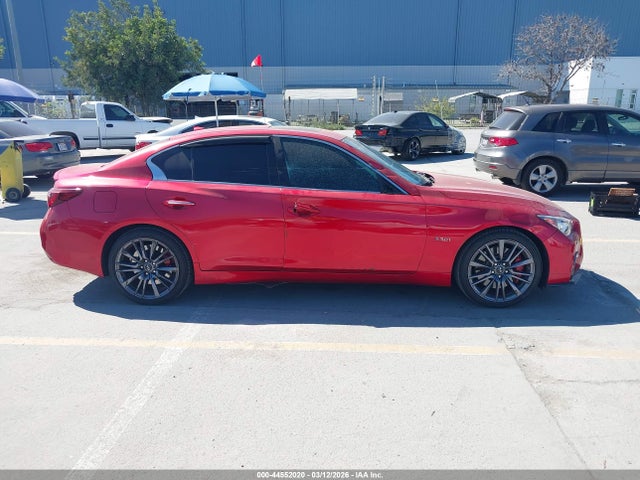 44552020 :رقم المزاد ، JN1FV7AR2JM481593 vin ، 2018 Infiniti Q50 3.0t Red Sport 400 مزاد بيع