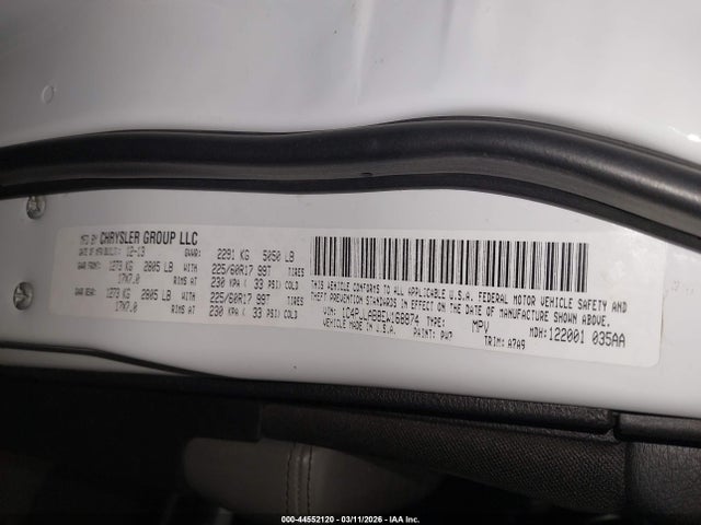 Продаж на аукціоні авто 2014 Jeep Cherokee Sport, vin: 1C4PJLAB8EW168874, номер лоту: 44552120