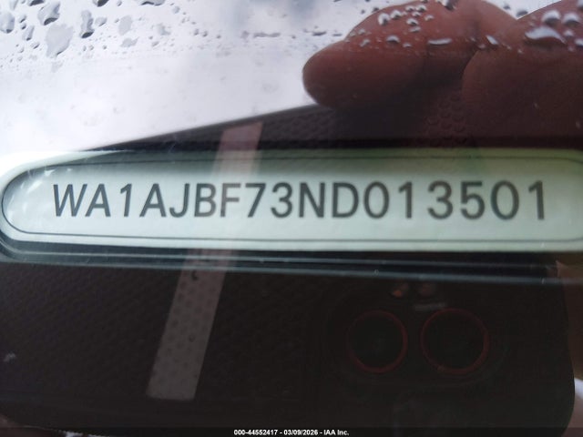 44552417 :رقم المزاد ، WA1AJBF73ND013501 vin ، 2022 Audi Q7 Premium 45 Tfsi Quattro Tiptronic مزاد بيع