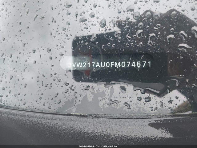 Продаж на аукціоні авто 2015 Volkswagen Golf Tsi Se 4-door, vin: 3VW217AU0FM074571, номер лоту: 44552484