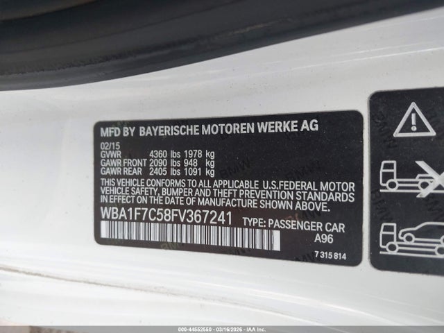 2015 BMW 228I WBA1F7C58FV367241 Photo 8