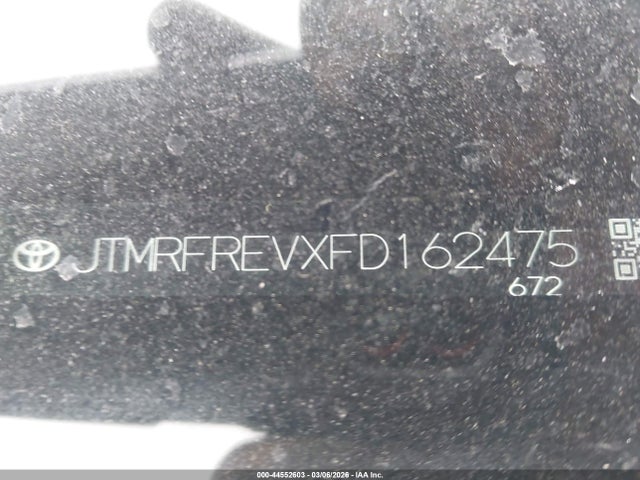 2015 Toyota Rav4 Xle მანქანა იყიდება აუქციონზე, vin: JTMRFREVXFD162475, აუქციონის ნომერი: 44552603