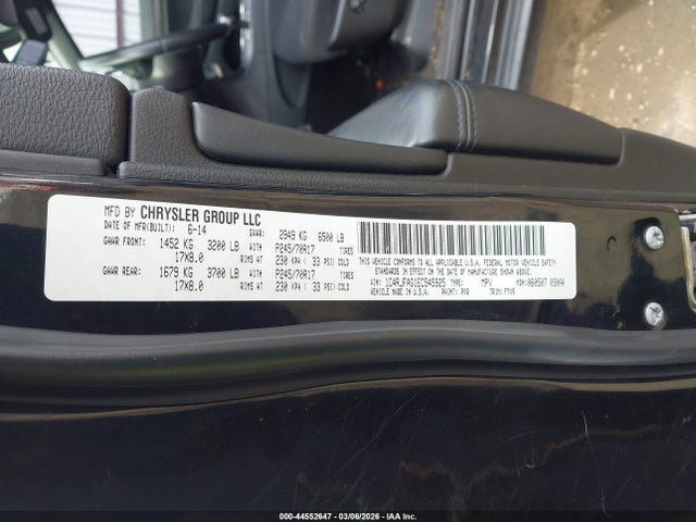 Aukcja sprzedaży 2014 Jeep Grand Cherokee Laredo, vin: 1C4RJFAG1EC545925, numer aukcji: 44552647