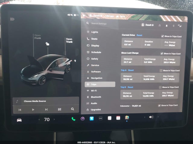 Aukcja sprzedaży 2020 Tesla Model 3 Standard Range Plus Rear-wheel Drive/standard Range Rear-wheel Drive, vin: 5YJ3E1EAXLF736651, numer aukcji: 44552868