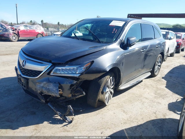 Aukcja sprzedaży 2016 Acura Mdx Technology   Acurawatch Plus Packages/technology Package, vin: 5FRYD3H40GB014006, numer aukcji: 44552897
