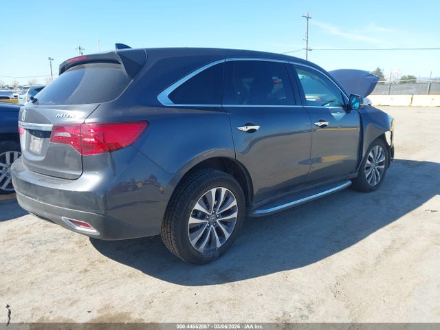 Aukcja sprzedaży 2016 Acura Mdx Technology   Acurawatch Plus Packages/technology Package, vin: 5FRYD3H40GB014006, numer aukcji: 44552897