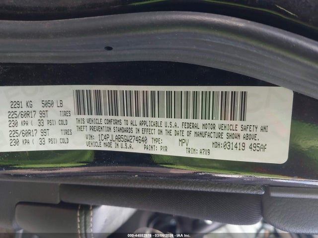 1C4PJLAB5GW274640 Jeep Cherokee Sport