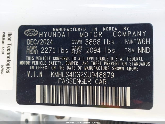 Hyundai Elantra Sel Convenience 2025 KMHLS4DG2SU948879 Image 9