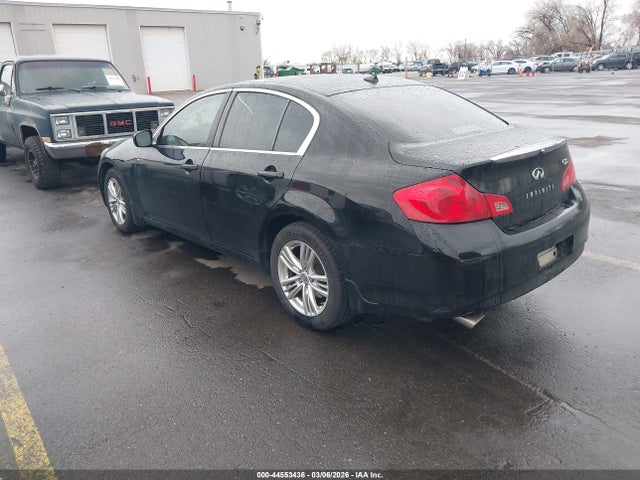 2012 Infiniti G25x მანქანა იყიდება აუქციონზე, vin: JN1DV6AR7CM730913, აუქციონის ნომერი: 44553436