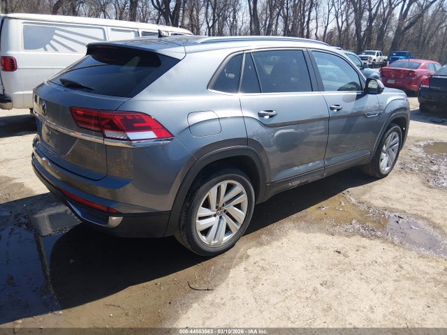 44553563 :رقم المزاد ، 1V2JE2CA4MC205619 vin ، 2021 Volkswagen Atlas Cross Sport 3.6l V6 Se W/technology مزاد بيع