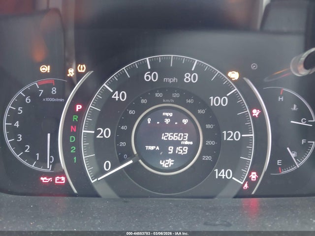 44553783 :رقم المزاد ، 5J6RM4H74CL013397 vin ، 2012 Honda Cr-v Ex-l مزاد بيع
