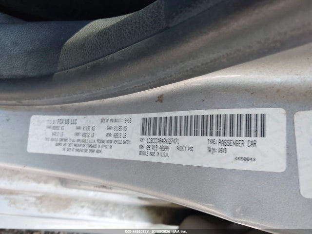 Продаж на аукціоні авто 2016 Chrysler 200 Limited, vin: 1C3CCCAB4GN127471, номер лоту: 44553787
