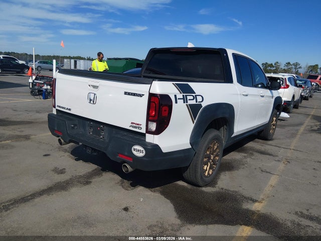 2021 Honda Ridgeline Awd Sport მანქანა იყიდება აუქციონზე, vin: 5FPYK3F16MB005118, აუქციონის ნომერი: 44553826