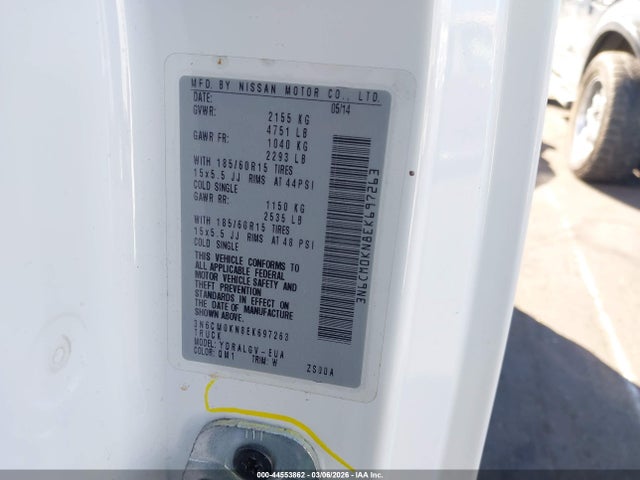 Nissan NV200 SV 2014 3N6CM0KN8EK697263 Image 9
