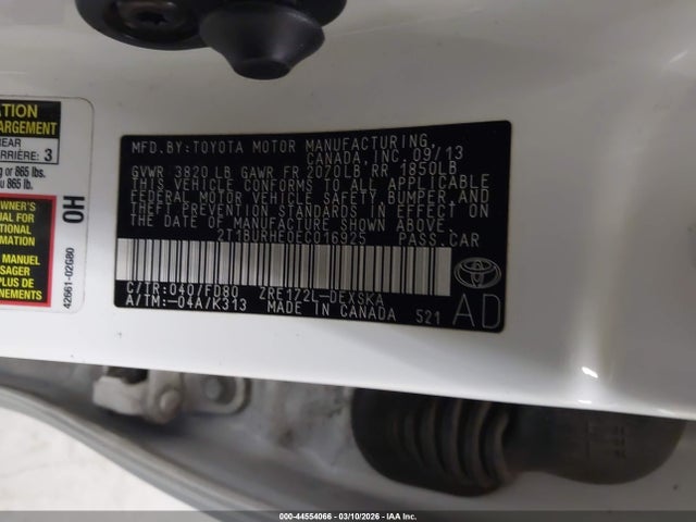 Toyota Corolla S Plus 2014 2T1BURHE0EC016925 Image 9