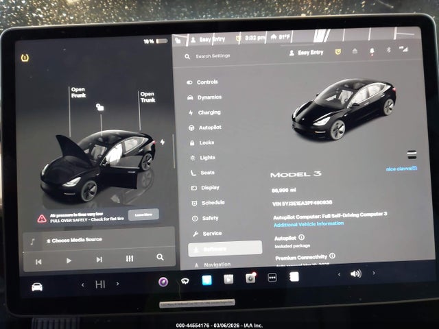 Продаж на аукціоні авто 2023 Tesla Model 3 Rear-wheel Drive, vin: 5YJ3E1EA3PF490936, номер лоту: 44554176