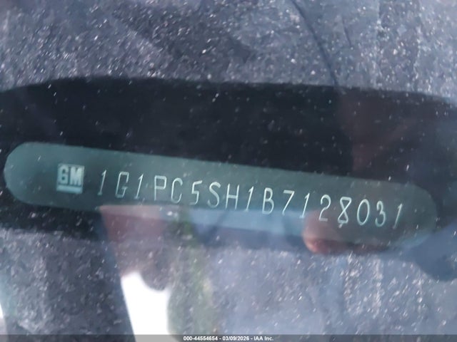Aukcja sprzedaży 2011 Chevrolet Cruze Ls, vin: 1G1PC5SH1B7128031, numer aukcji: 44554654