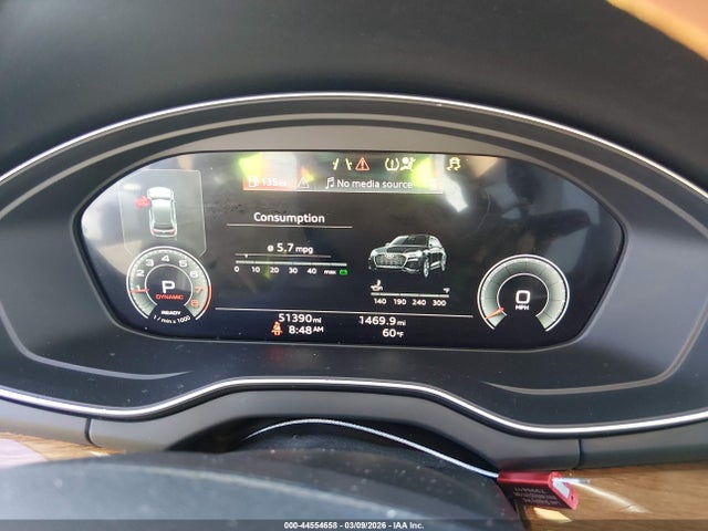 44554658 :رقم المزاد ، WA1EAAFY9N2057874 vin ، 2022 Audi Q5 Premium Plus 45 Tfsi S Line Quattro S Tronic مزاد بيع
