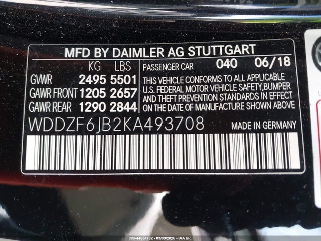 2019 MERCEDES-BENZ E 450 WDDZF6JB2KA493708 Photo 8