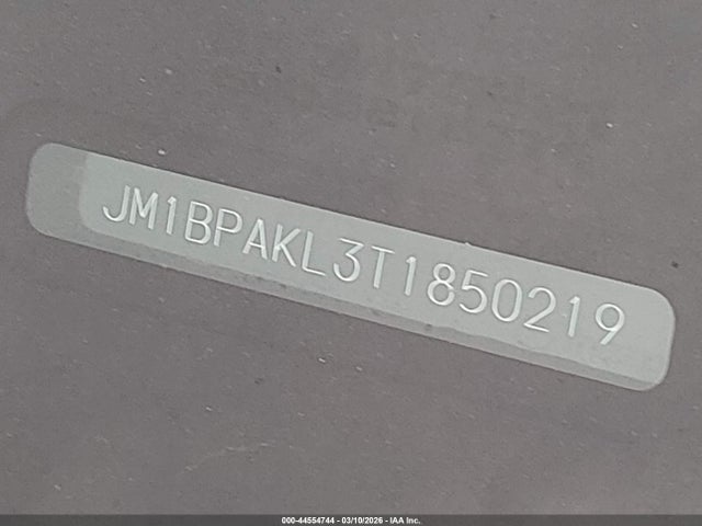 44554744 :رقم المزاد ، JM1BPAKL3T1850219 vin ، 2026 Mazda Mazda3 2.5 S Select Sport مزاد بيع