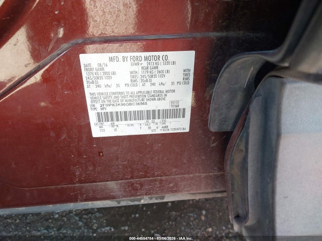 Ford Edge Titanium 2016 2FMPK3K96GBC36565 Image 8