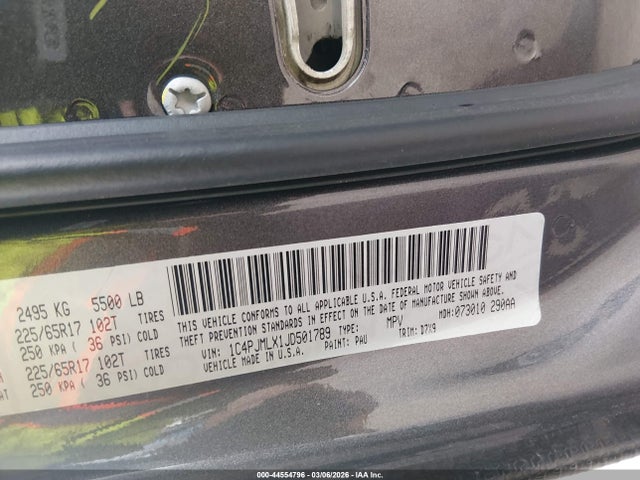 2018 JEEP CHEROKEE 1C4PJMLX1JD501789 Photo 8