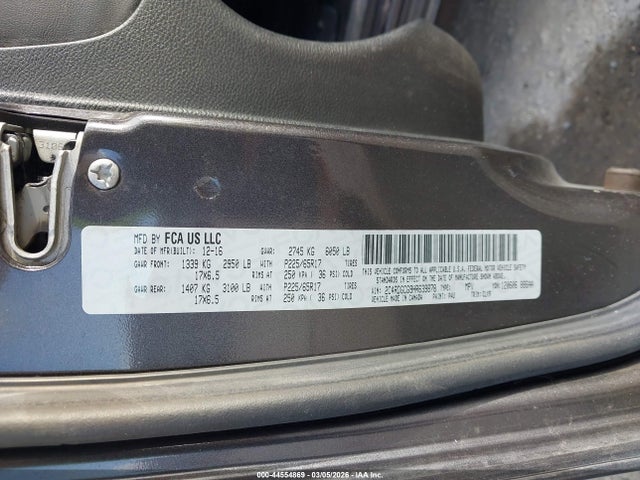 2017 DODGE GRAND CARAVAN 2C4RDGCG9HR639878 Photo 8