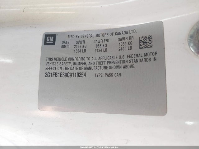 2012 CHEVROLET CAMARO 2G1FB1E39C9110254 Photo 8