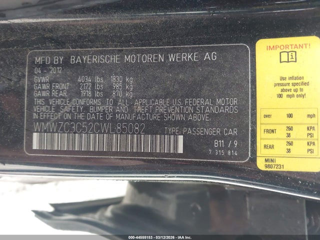 2012 MINI COOPER S COUNTRYMAN WMWZC3C52CWL85082 Photo 8