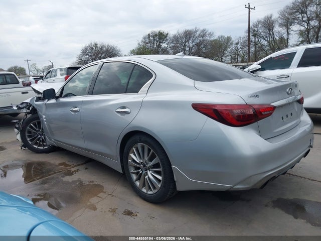 Продажа на аукционе авто 2018 Infiniti Q50 3.0t Luxe, vin: JN1EV7AP0JM354450, номер лота: 44555194