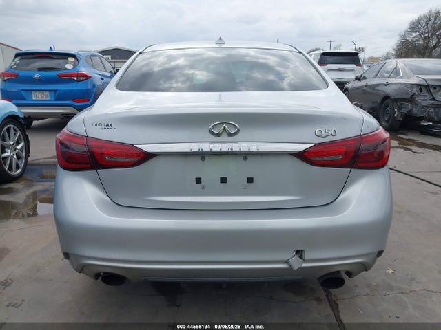Продажа на аукционе авто 2018 Infiniti Q50 3.0t Luxe, vin: JN1EV7AP0JM354450, номер лота: 44555194