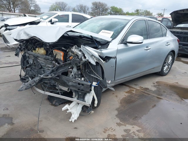 Продажа на аукционе авто 2018 Infiniti Q50 3.0t Luxe, vin: JN1EV7AP0JM354450, номер лота: 44555194