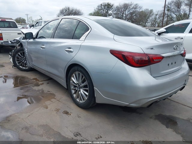 Продажа на аукционе авто 2018 Infiniti Q50 3.0t Luxe, vin: JN1EV7AP0JM354450, номер лота: 44555194