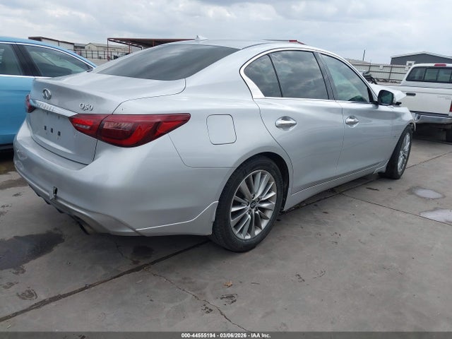 Продажа на аукционе авто 2018 Infiniti Q50 3.0t Luxe, vin: JN1EV7AP0JM354450, номер лота: 44555194