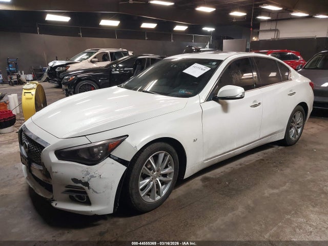 44555369 :رقم المزاد ، JN1BV7AR2FM401604 vin ، 2015 Infiniti Q50 Premium مزاد بيع