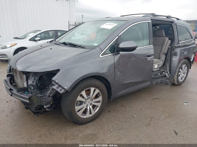 44555453 :رقم المزاد ، 5FNRL5H67GB028653 vin ، 2016 Honda Odyssey Ex-l مزاد بيع
