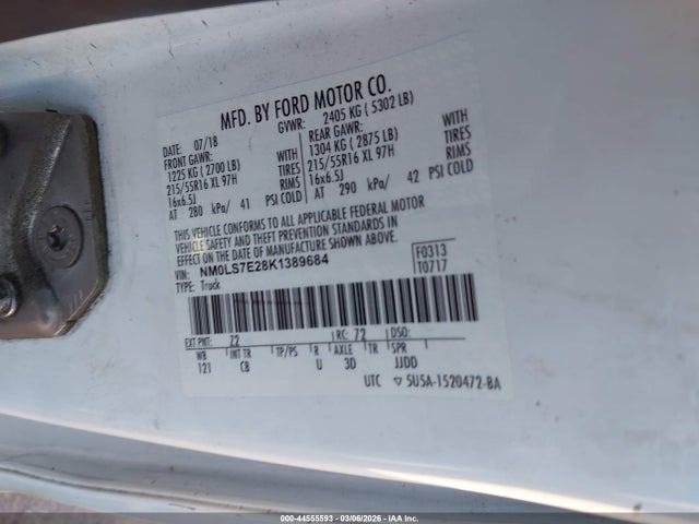 Ford Transit Connect Xl 2019 NM0LS7E28K1389684 Image 9