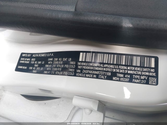 2024 ALFA ROMEO STELVIO ZASPAKAN4R7D71109 Photo 8