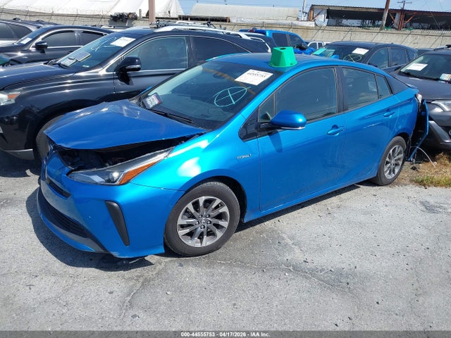 2019 TOYOTA PRIUS JTDKARFU1K3073724 Photo 1