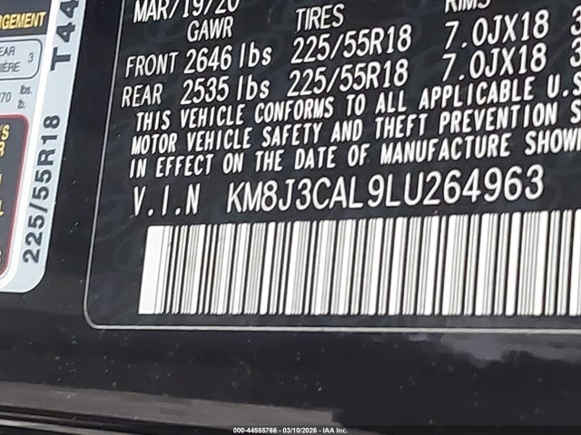 Hyundai Tucson Ultimate 2020 KM8J3CAL9LU264963 Image 9