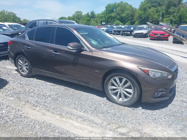 2017 Infiniti Q50 3.0t Premium მანქანა იყიდება აუქციონზე, vin: JN1EV7AR1HM833049, აუქციონის ნომერი: 44555824