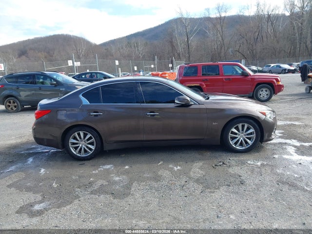 2017 Infiniti Q50 3.0t Premium მანქანა იყიდება აუქციონზე, vin: JN1EV7AR1HM833049, აუქციონის ნომერი: 44555824
