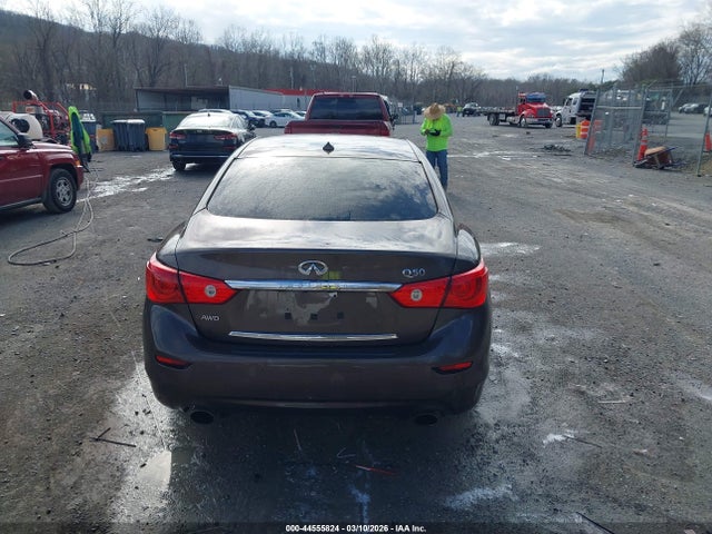2017 Infiniti Q50 3.0t Premium მანქანა იყიდება აუქციონზე, vin: JN1EV7AR1HM833049, აუქციონის ნომერი: 44555824