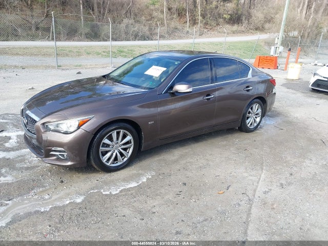 2017 Infiniti Q50 3.0t Premium მანქანა იყიდება აუქციონზე, vin: JN1EV7AR1HM833049, აუქციონის ნომერი: 44555824